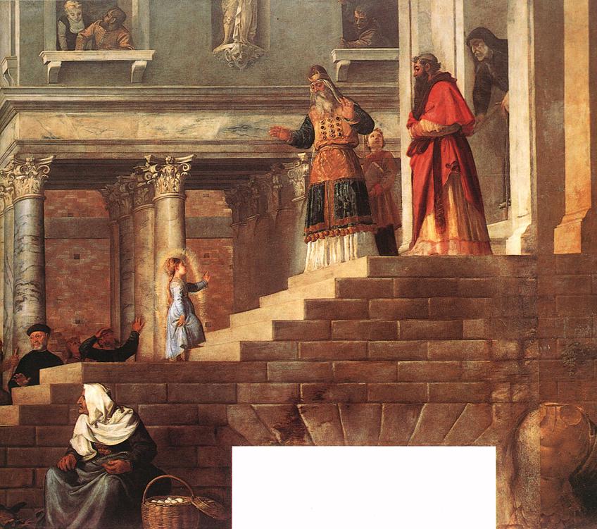Presentation of the Virgin at the Temple (detail) er